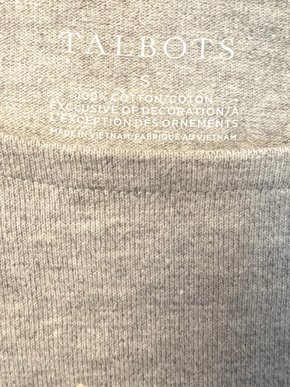 Talbots Après Ski Graphic 100% Cotton Long Sleeve Tee. Women’s Small. - Picture 4 of 6